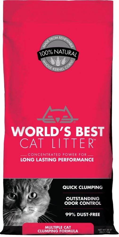 World's Best Multiple Cat Clumping Formula Cat Litter (15lb