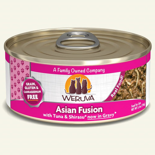 Weruva Asian Fusion With Tuna & Shirasu in Gravy Canned Cat Food (5.5-oz, Single Can)