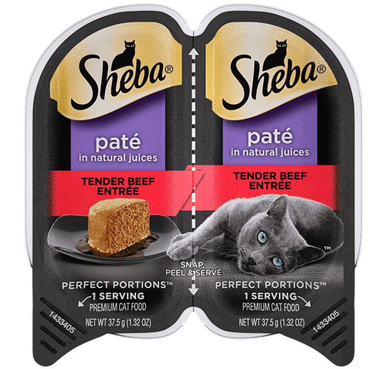 SHEBA® PERFECT PORTIONS™ Premium Paté Tender Beef Entrée