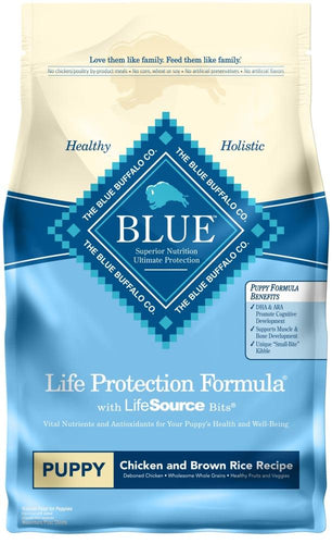 Blue Buffalo Life Protection Natural Chicken Brown Rice Recipe Puppy Dry Dog Food Harrisburg PA Hanoverdale Agway