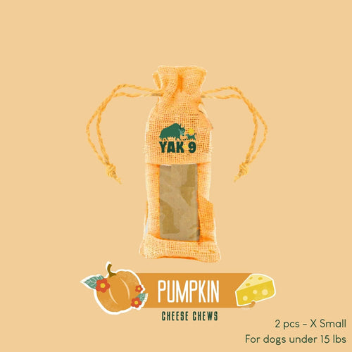 Yak9 Chews Pumpkin Cheese Chews for Dogs