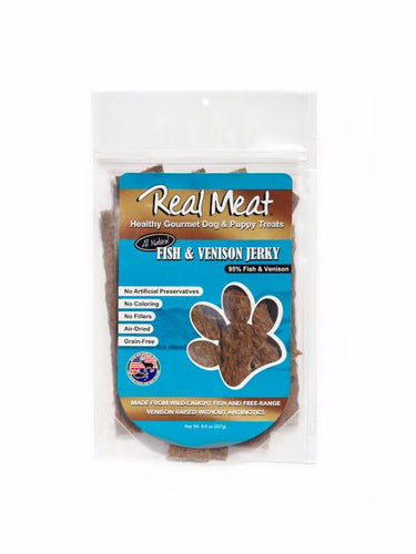 The Real Meat Company Fish & Venison Treats (8 oz)