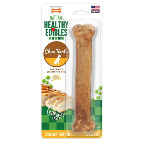 Nylabone Healthy Edibles Chicken Flavor Bone Dog Treat