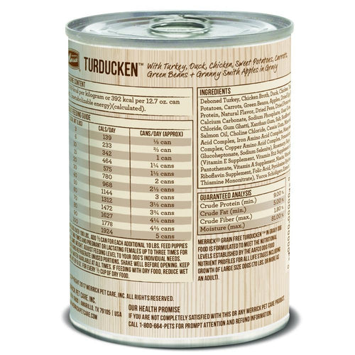 Merrick Grain Free Turducken Canned Dog Food