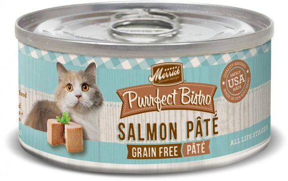 Merrick Purrfect Bistro Salmon Pate Grain Free Canned Cat Food