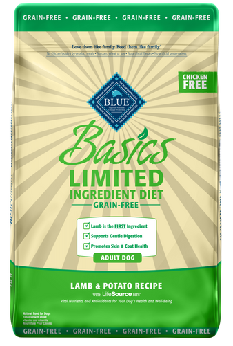 Blue Buffalo Basics Grain Free Adult Lamb Potato Recipe Dry Dog Food Harrisburg PA Hanoverdale Agway