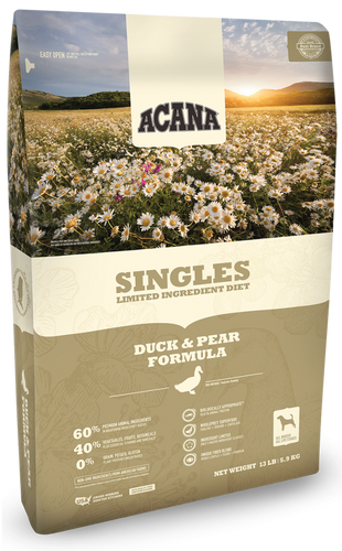 ACANA Singles Limited Ingredient Diet Duck and Pear Formula Grain Free Dry Dog Food