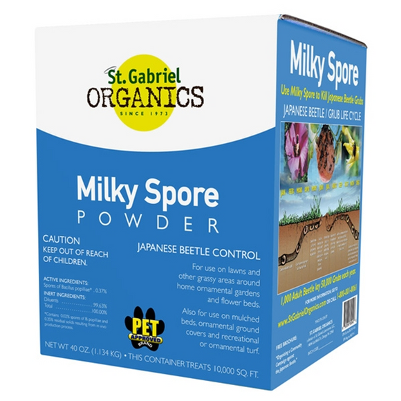 MILKY SPORE GRUB CONTROL POWDER (40 oz)