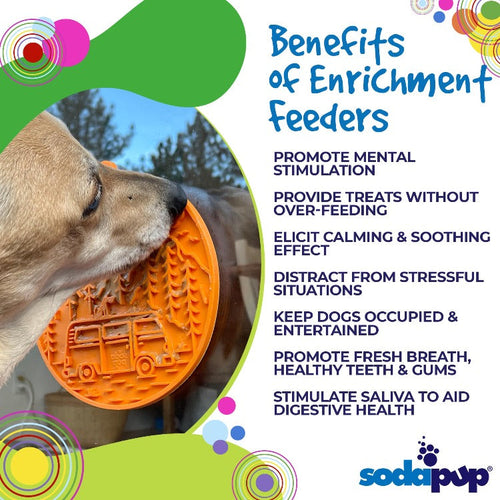 SodaPup Camp eMat Enrichment Lick Mat