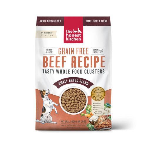 The Honest Kitchen Grain Free Beef Clusters For Small Breeds Dry Dog Food (4-lb)