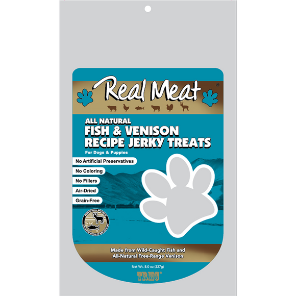 The Real Meat Company Fish & Venison Treats (8 oz)