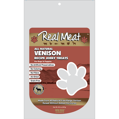 The Real Meat Company Venison Dog Treats (8 oz)