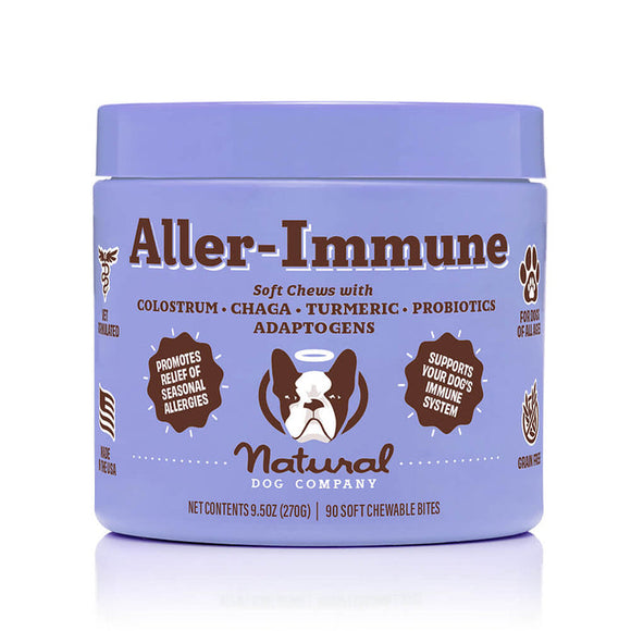 Natural Dog Company Aller-Immune Supplement Dog Chews (90 ct)