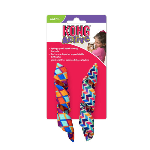 Kong Cat Active Curlz Toy (2-Pack)