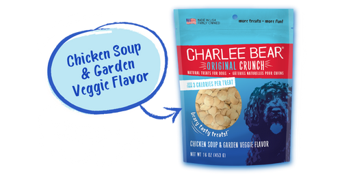 Charlee Bear Original Crunch Chicken Soup & Garden Veggie Flavor (16-oz)