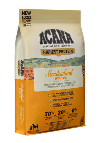 ACANA Highest Protein Meadowland Recipe Dry Dog Food (12-oz)