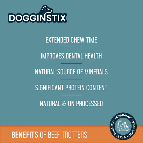 Dogginstix Beef Feet Dog Treats (Large)