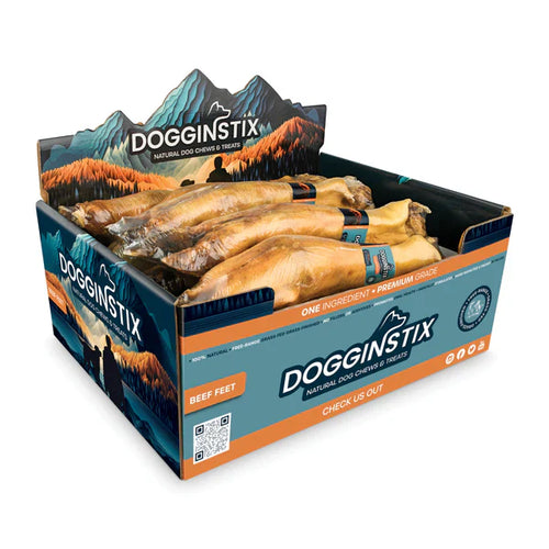 Dogginstix Beef Feet Dog Treats (Large)