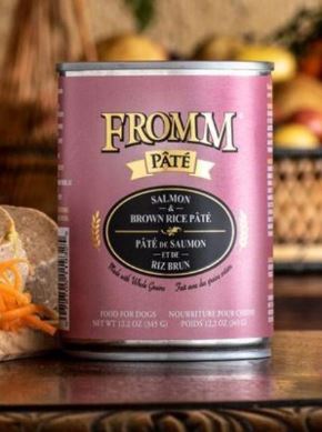 Fromm Salmon & Brown Rice Pâté Dog Food (12.2 oz, Single Can)