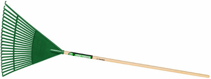 RAKE LEAF 24 HEAD WOOD HANDLE