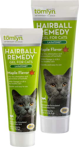 Tomlyn Hairball Remedy Gel For Cats – Laxatone (Maple, 2.5-oz)