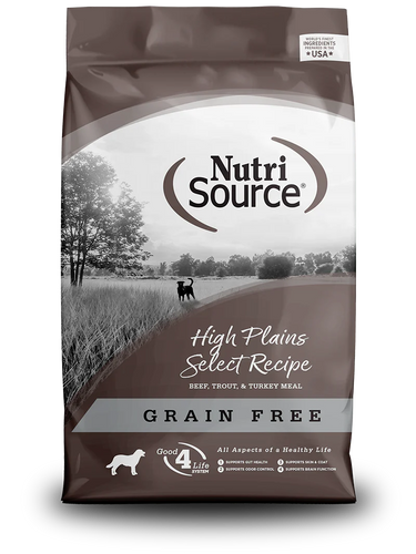 NutriSource® High Plains Select Healthy Grain Free Dog Food