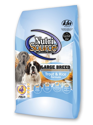 NutriSource Large Breed Trout and Rice (30-lb)