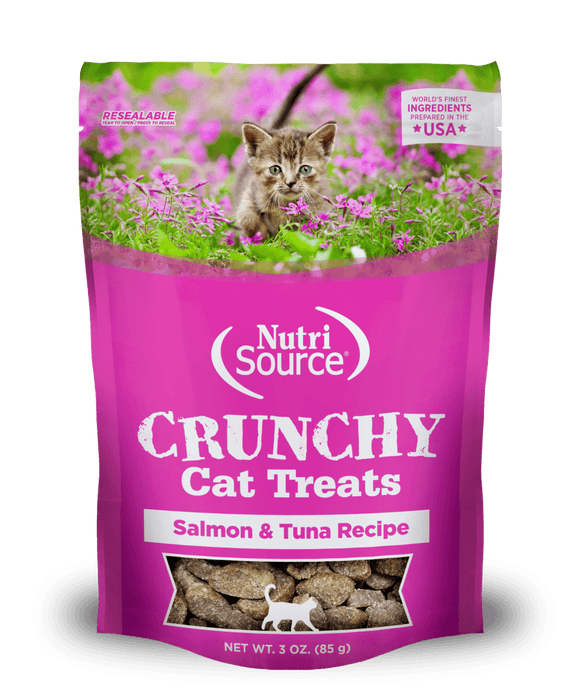 NutriSource® Crunchy Cat Salmon & Tuna Treats