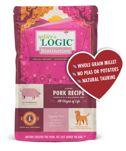 Nature's Logic Distinction Canine Pork Recipe Dry Dog Food