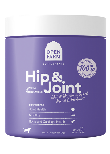 Open Farm Hip & Joint Supplement Chews for Dogs (90 Chews)