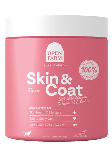 Open Farm Skin & Coat Supplement Chews for Dogs (90 Ct.)