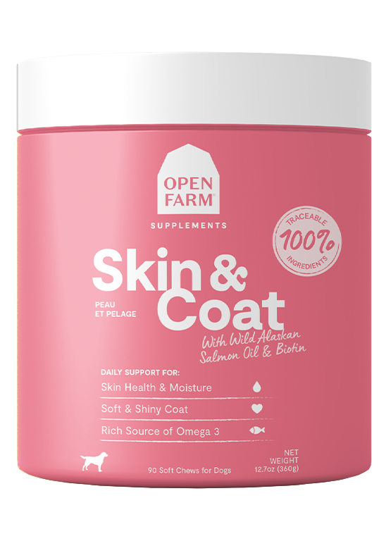 Open Farm Skin & Coat Supplement Chews for Dogs (90 Ct.)