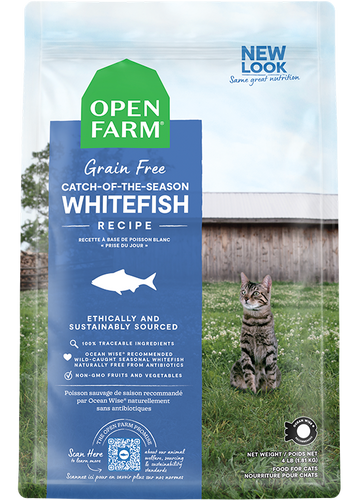 Open Catch-of-the-Season Whitefish Dry Cat Food (8-lbs)