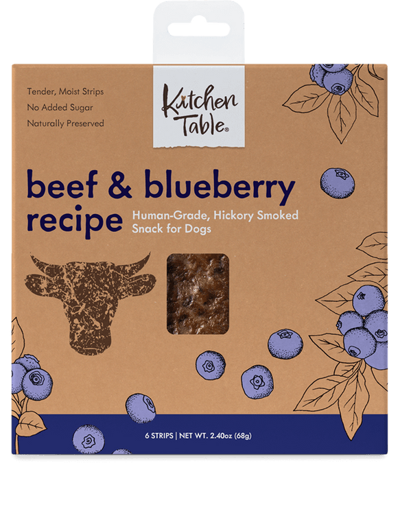 Kitchen Table Beef & Blueberry Recipe (Single)