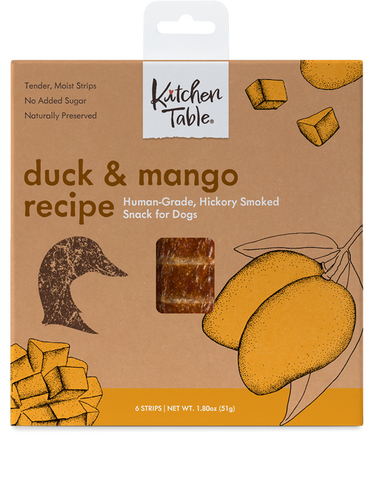 Kitchen Table Smoked Snack Box Duck & Mango Recipe (1.8 oz- 1 Strip)