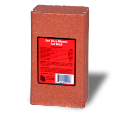 Roto Salt Red Trace Mineral Salt Brick (4 LB)