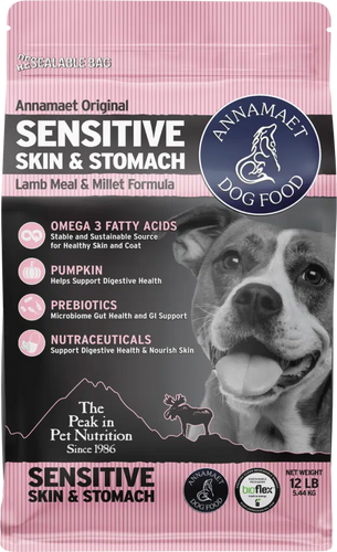 Annamaet Sensitive Skin & Stomach Formula Dry Dog Food (25 Lb)