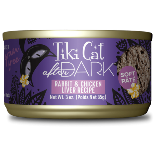 Tiki Cat® After Dark™ Pâté Rabbit & Chicken Liver Recipe Wet Cat Food (3 oz)