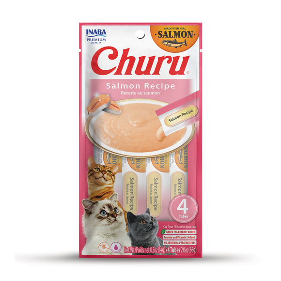 Inaba Churu Salmon Recipe Cat Treats