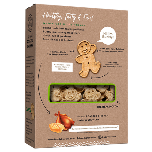 Buddy Biscuits Healthy Whole Grain Oven Baked Treats: Roasted Chicken