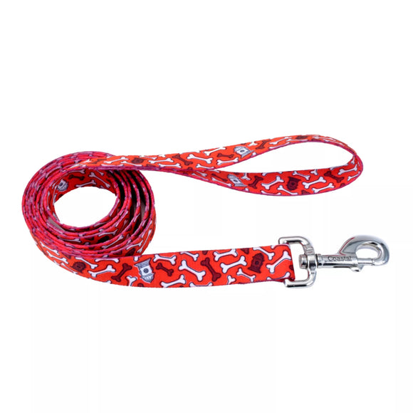 Coastal Pet Products Styles Dog Leash Red Bone 1