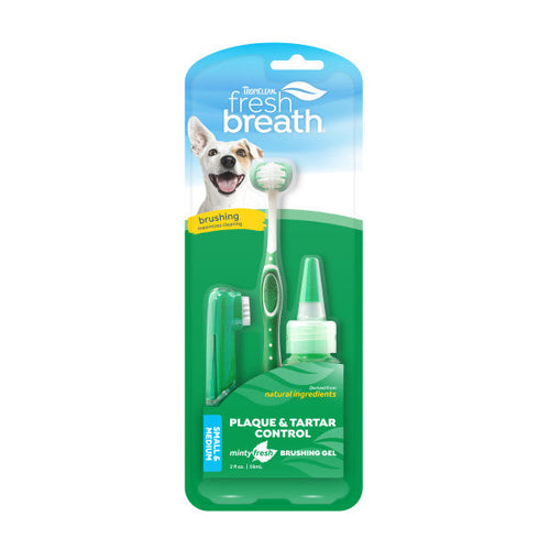 TropiClean Fresh Breath Oral Care Kit for Dogs (Large)