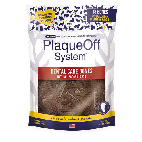 ProDen PlaqueOff® Bacon Dental Bones