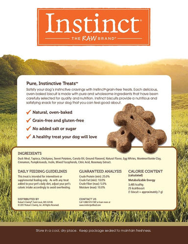 Nature's Variety Instinct Duck Meal and Sweet Potato Biscuits