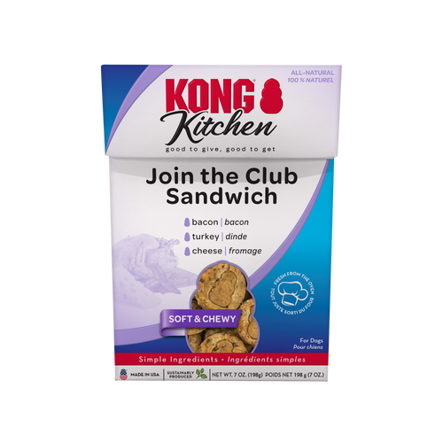 KONG Kitchen Soft & Chewy Join The Club Sandwich Dog Treat