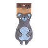 Zippy Paws ecoZippy Cotton Cuddler Bear Dog Toy
