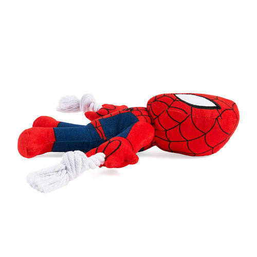 Zippy Paws Marvel Rope Plush – Spider-Man Dog Toy