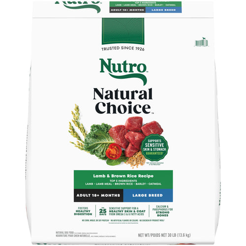 Nutro Natural Choice Lamb & Brown Rice Recipe Adult Large Breed Dry Dog Food