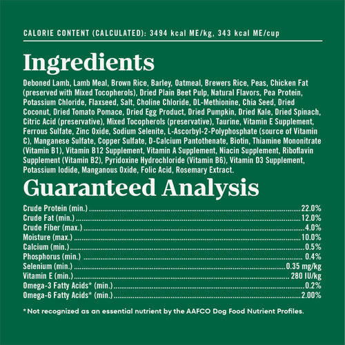 Nutro Natural Choice Lamb & Brown Rice Recipe Adult Large Breed Dry Dog Food