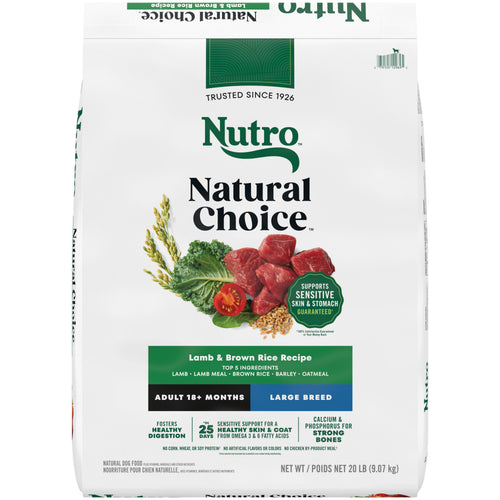 Nutro Natural Choice Lamb & Brown Rice Recipe Adult Large Breed Dry Dog Food